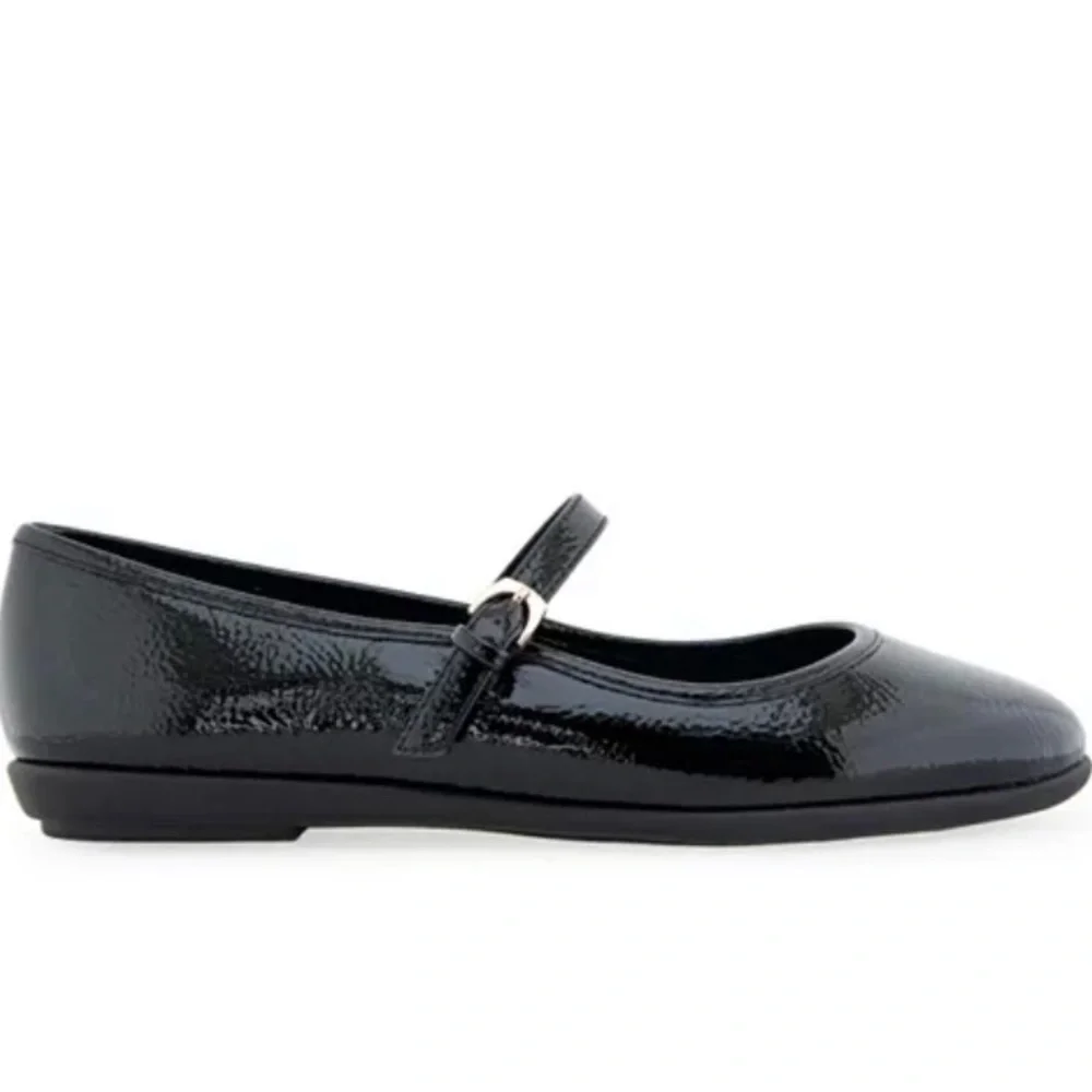 NWT Aerosoles Black Patent Mary Jane Ballet Flats size 8